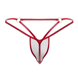 CandyMan String Effet Mouillé BENTEN Rouge